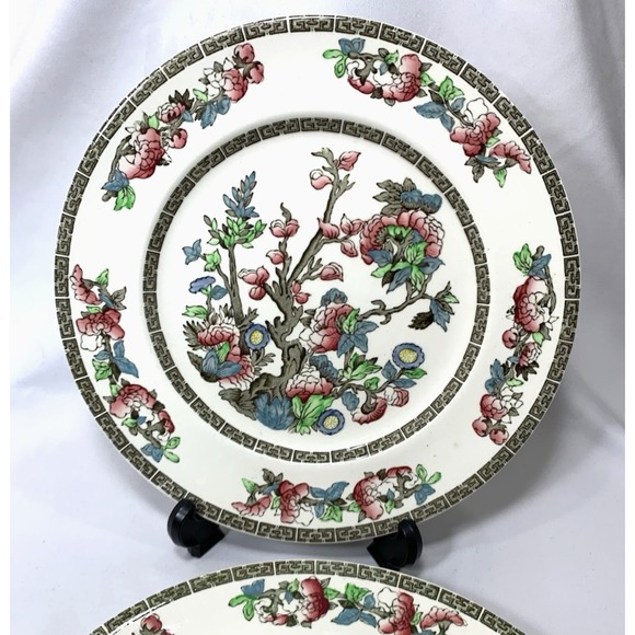 Johnson Brothers Other - Johnson Brothers Indian Tree Dinner Plates x4‎ England Ironstone VERY GOOD